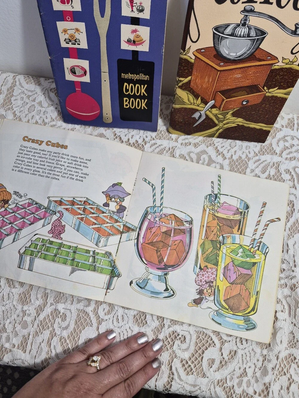 3 Vintage Cookbooks
